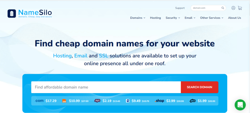 cheap domain name providers