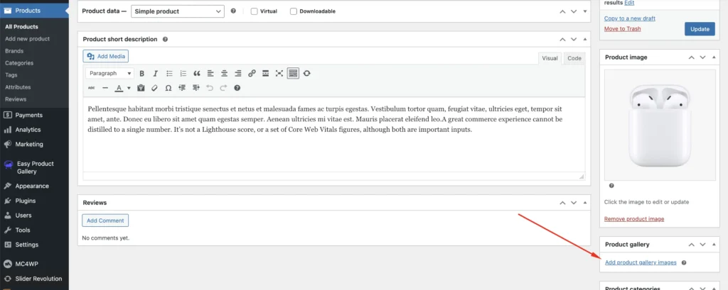 How to Add Image Gallery Slider in WooCommerce Product