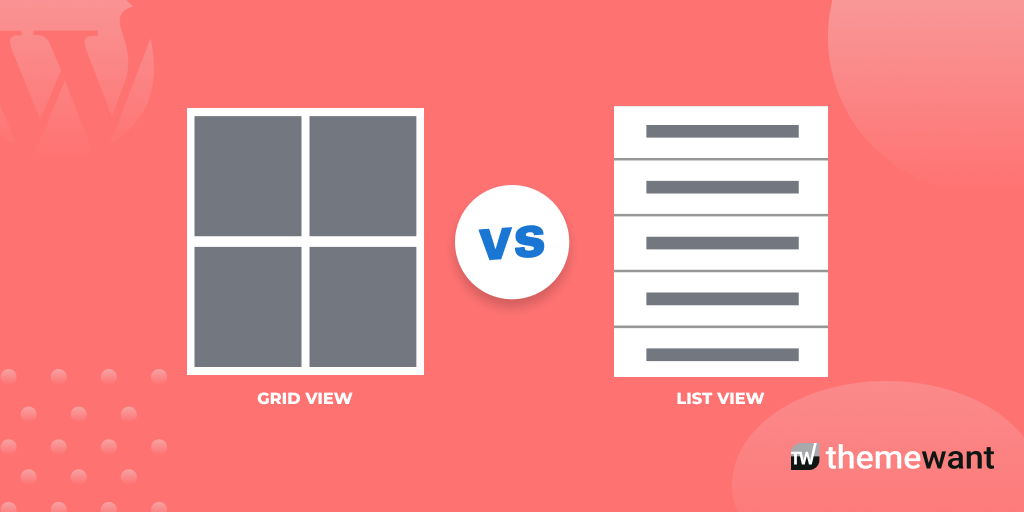 Grid vs List Layout